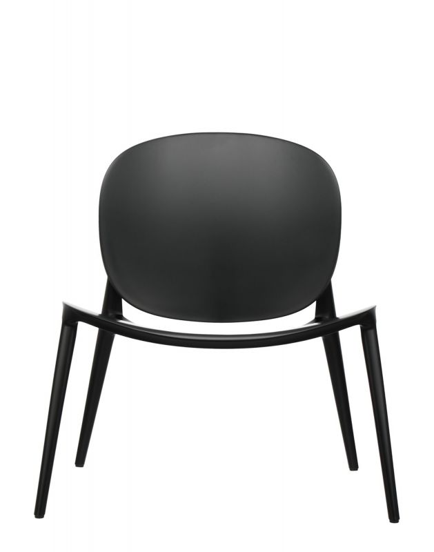 Be Bop Outdoorsessel Kartell Schwarz